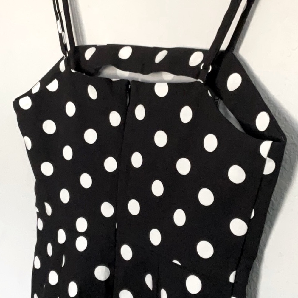 Polka Dot Black & White Dress
